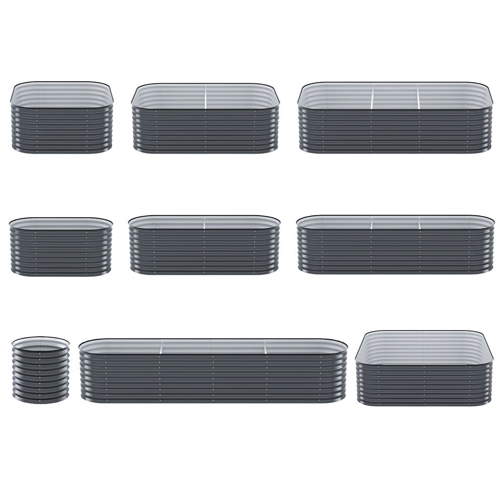 Galvanised Raised Garden Bed – 9 Size Options