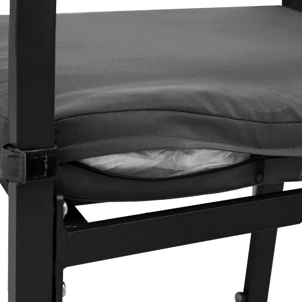 5-Piece Aluminium Outdoor Bar Set – Dark Grey