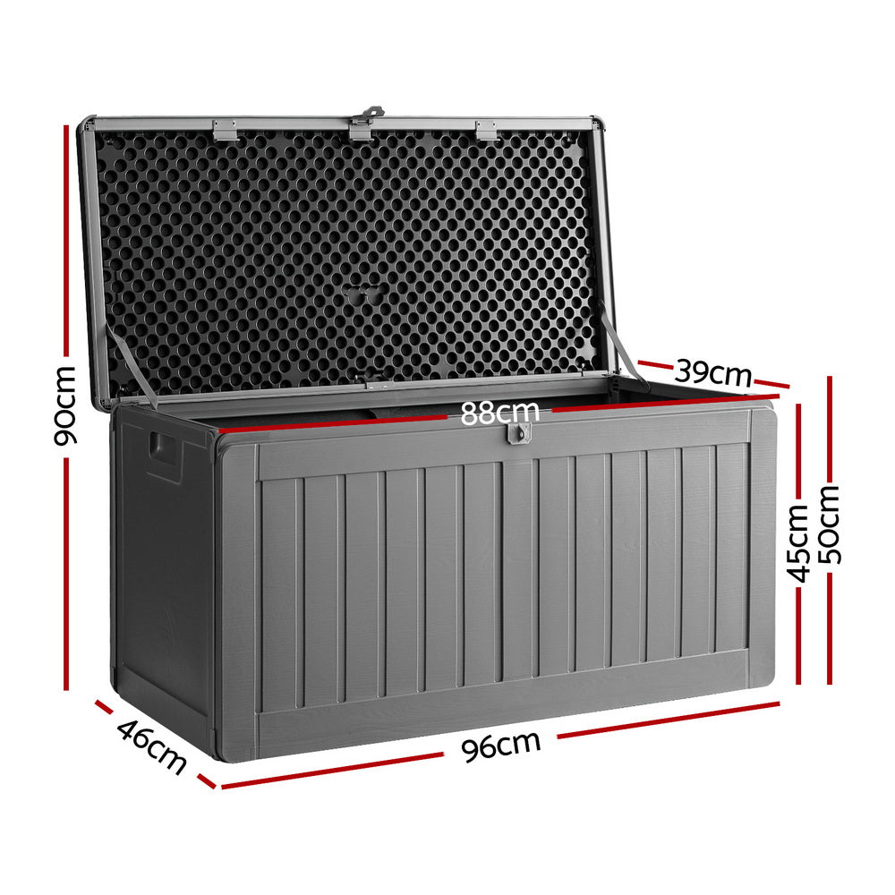 Gardeon Outdoor Storage Box Bench Seat 190L