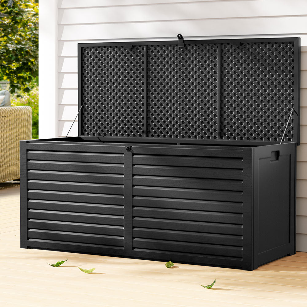 Outdoor Storage Box Container Indoor Garden Toy Tool Sheds Chest 490L