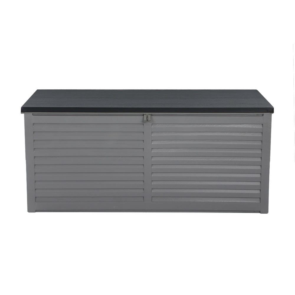 Garden Outdoor Storage Box 490L Bench Seat Indoor Garden Toy Tool Sheds Chest