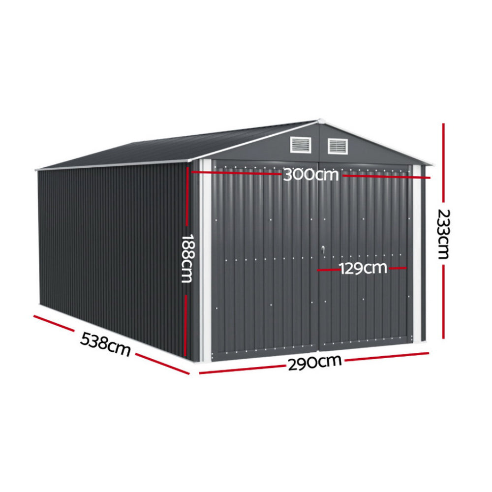 Garden Shed – 300 x 538 x 232cm
