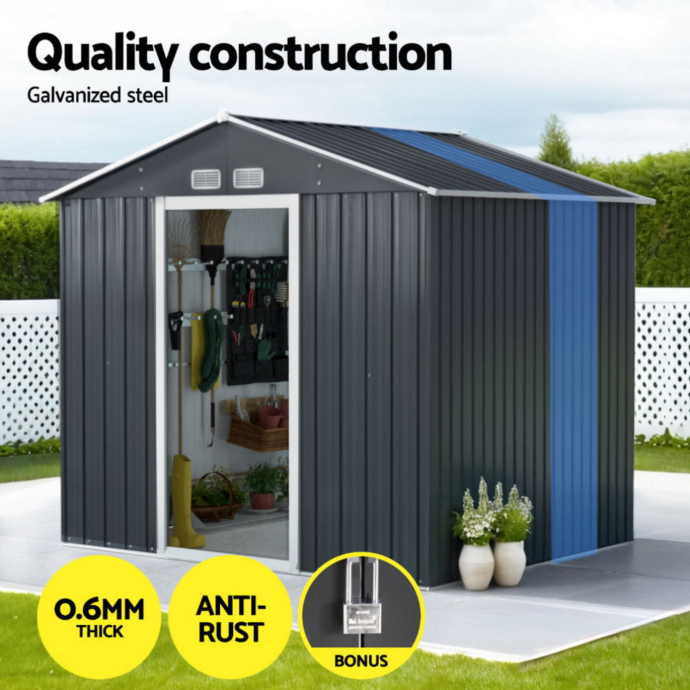 Garden Shed with Extension Kit – 215 x 174 x 186cm