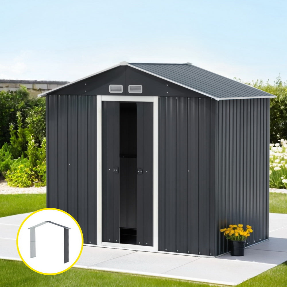 Garden Shed with Extension Kit – 215 x 174 x 186cm