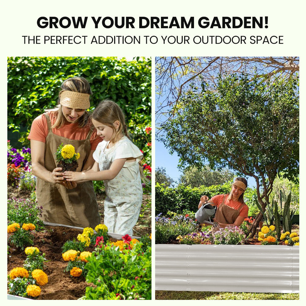 Raised Garden Bed – 240 x 90 x 45cm