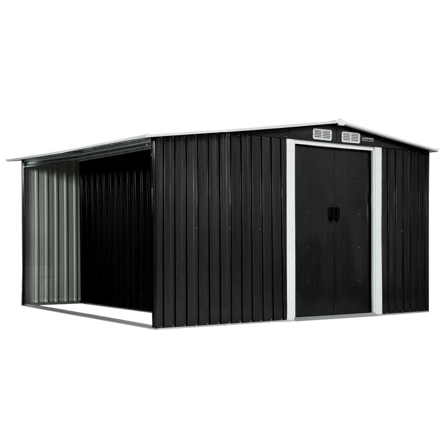 10ft x 8ft Metal Garden Shed – 257 x 178 x 312cm
