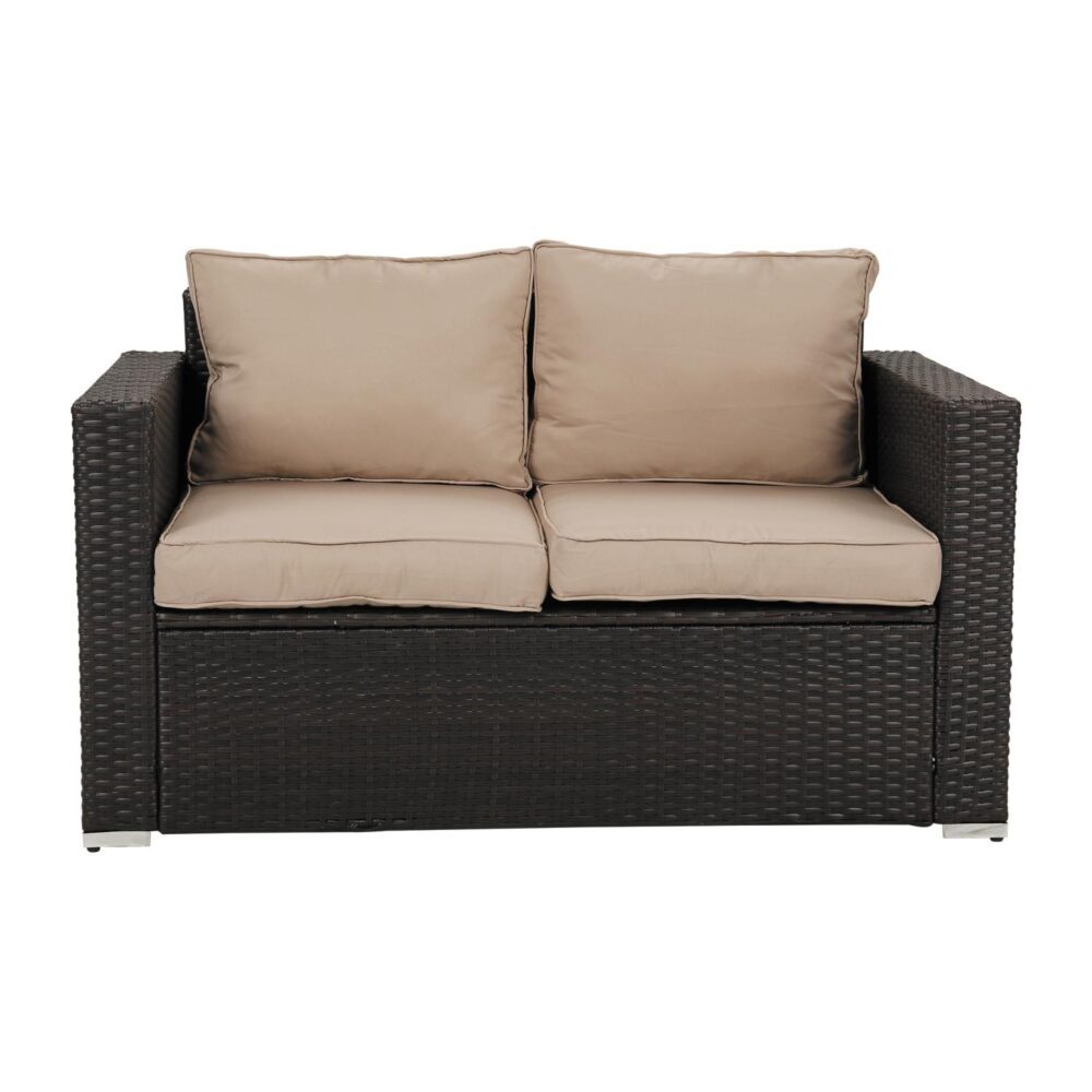 4-Seater Outdoor Sectional Wicker Sofa Set