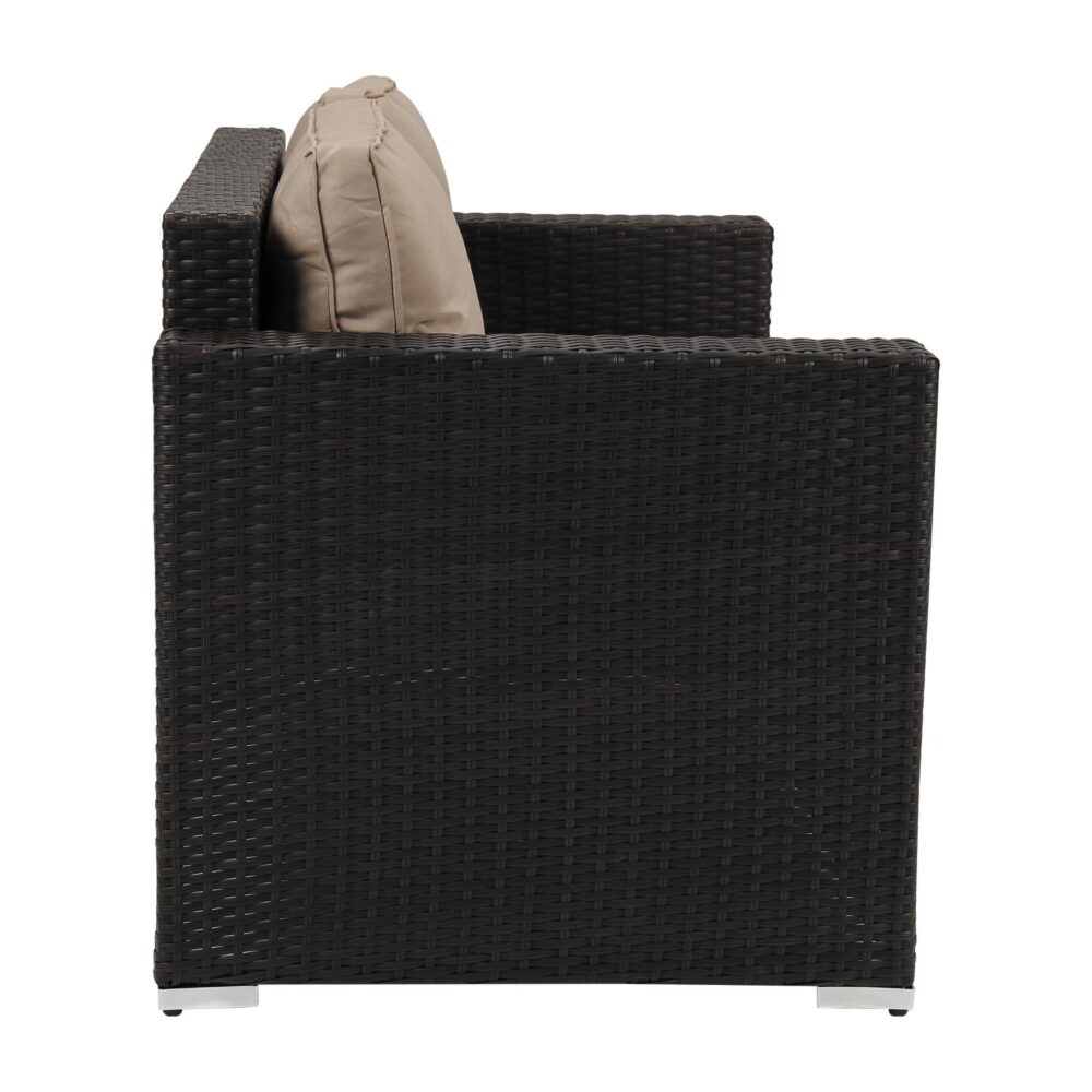 4-Seater Outdoor Sectional Wicker Sofa Set