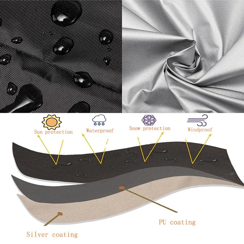 Outdoor Protective Cover – 124.5 x 79 x 84cm (Silver)