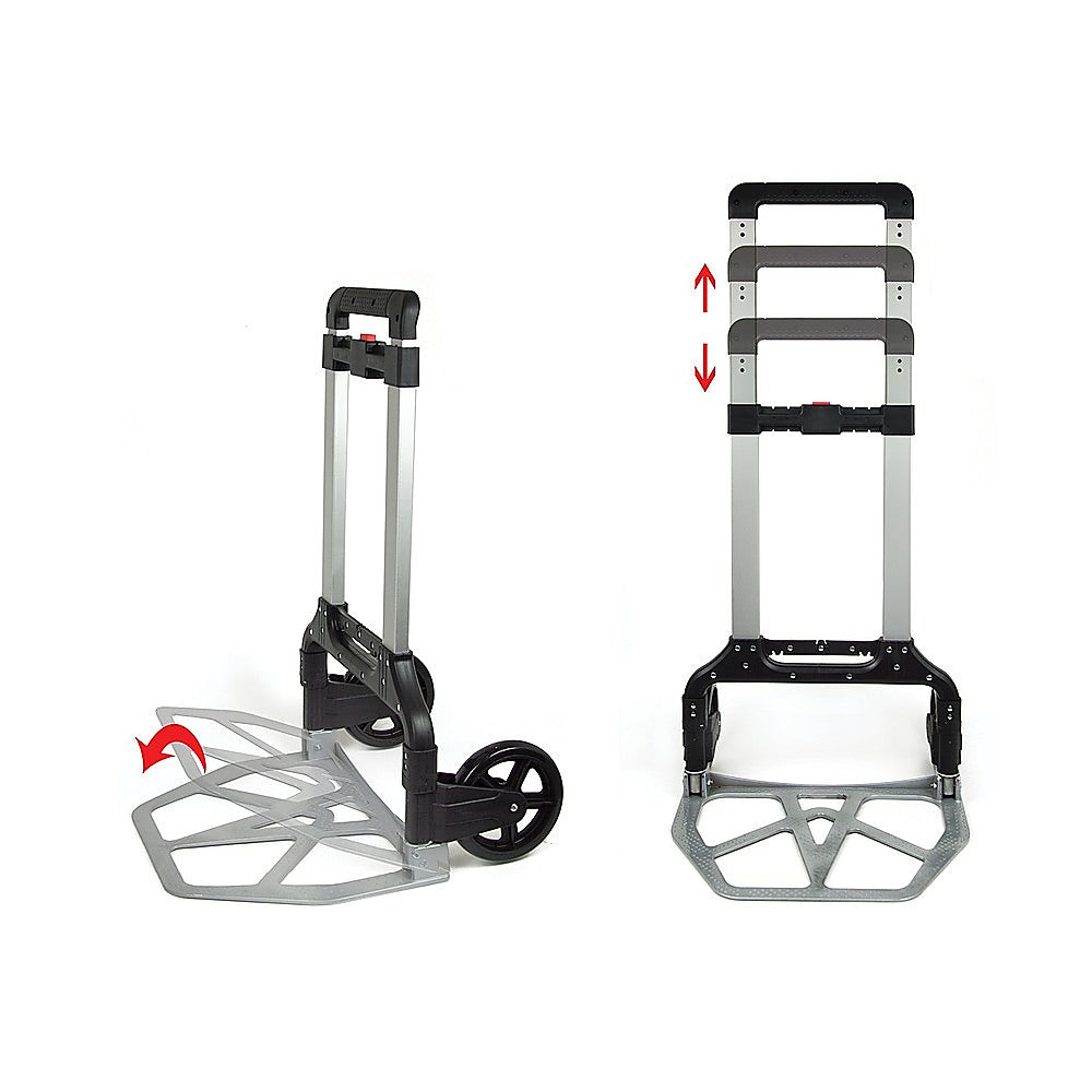 Foldable Aluminium Hand Trolley - 150KG Capacity