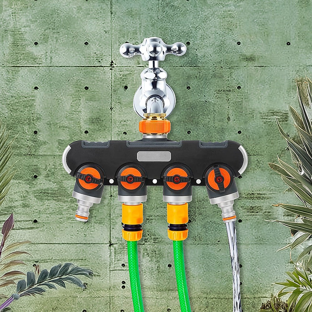 4-Way Garden Hose Splitter