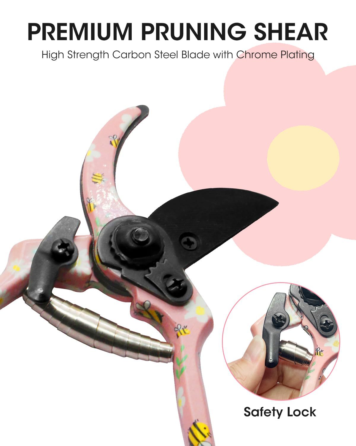 3-Piece Floral Print Garden Tool Set