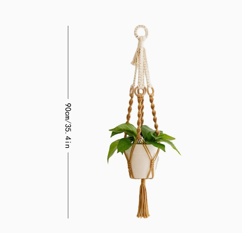 Handmade Macrame Plant Hanger – Set of 3
