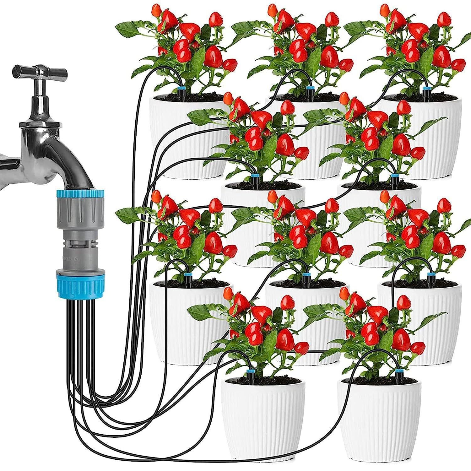 10-Piece Slow Drip Watering System Kit