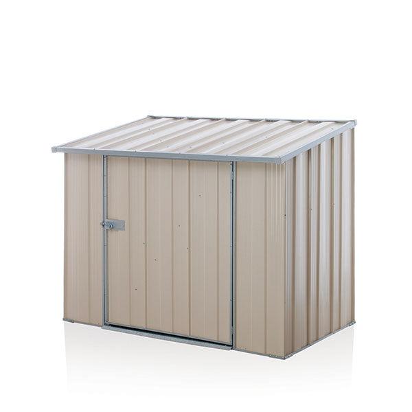 storemate 53 garden shed 1.76m x 1.07m x 1.26m smooth cream