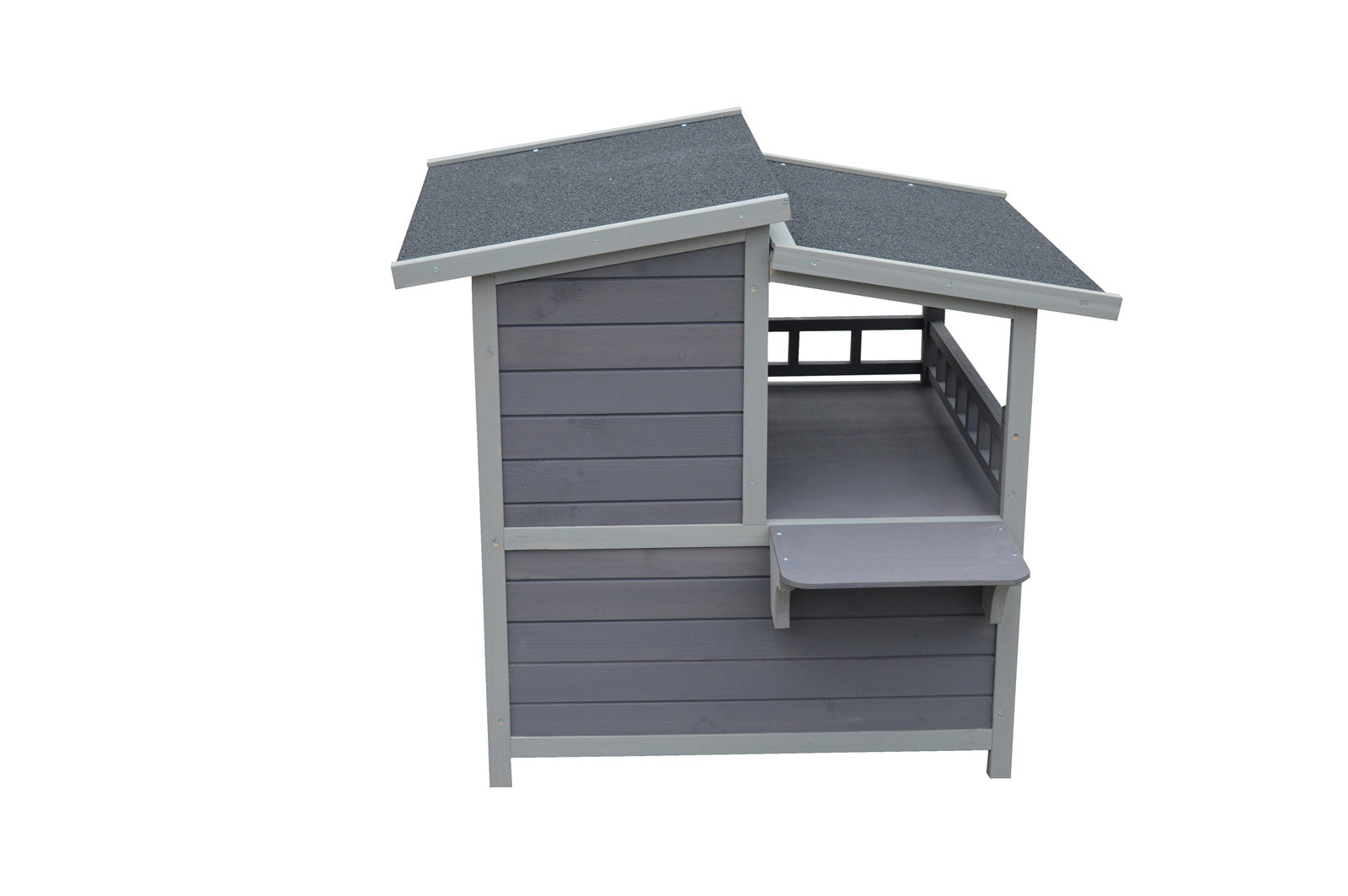 2-Story Waterproof Fir Wood Cat Condo