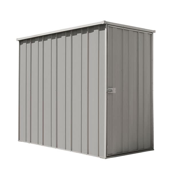 yardstore f36-s garden shed side entry 1.07m x 2.1m x 1.8m zinc