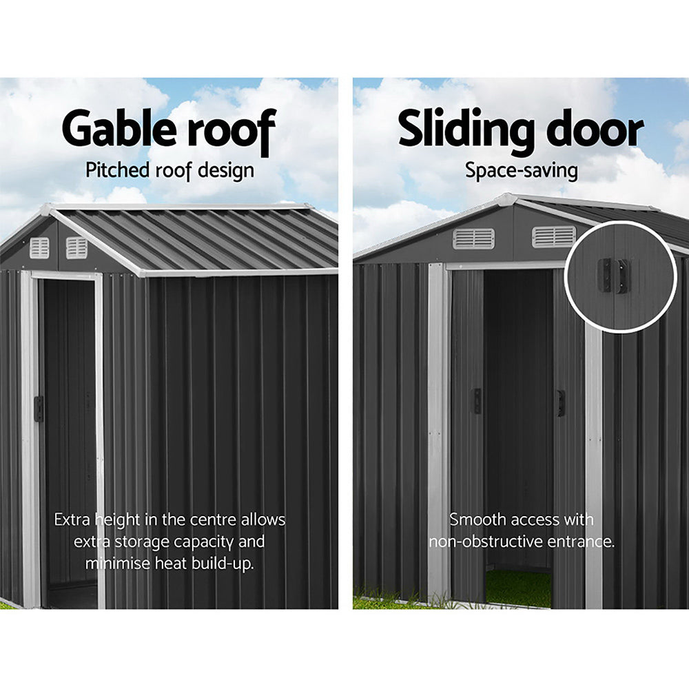Gable Roof Sliding Door Shed - Small