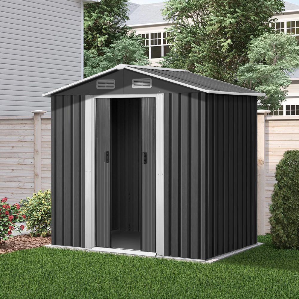 Gable Roof Sliding Door Shed - Small