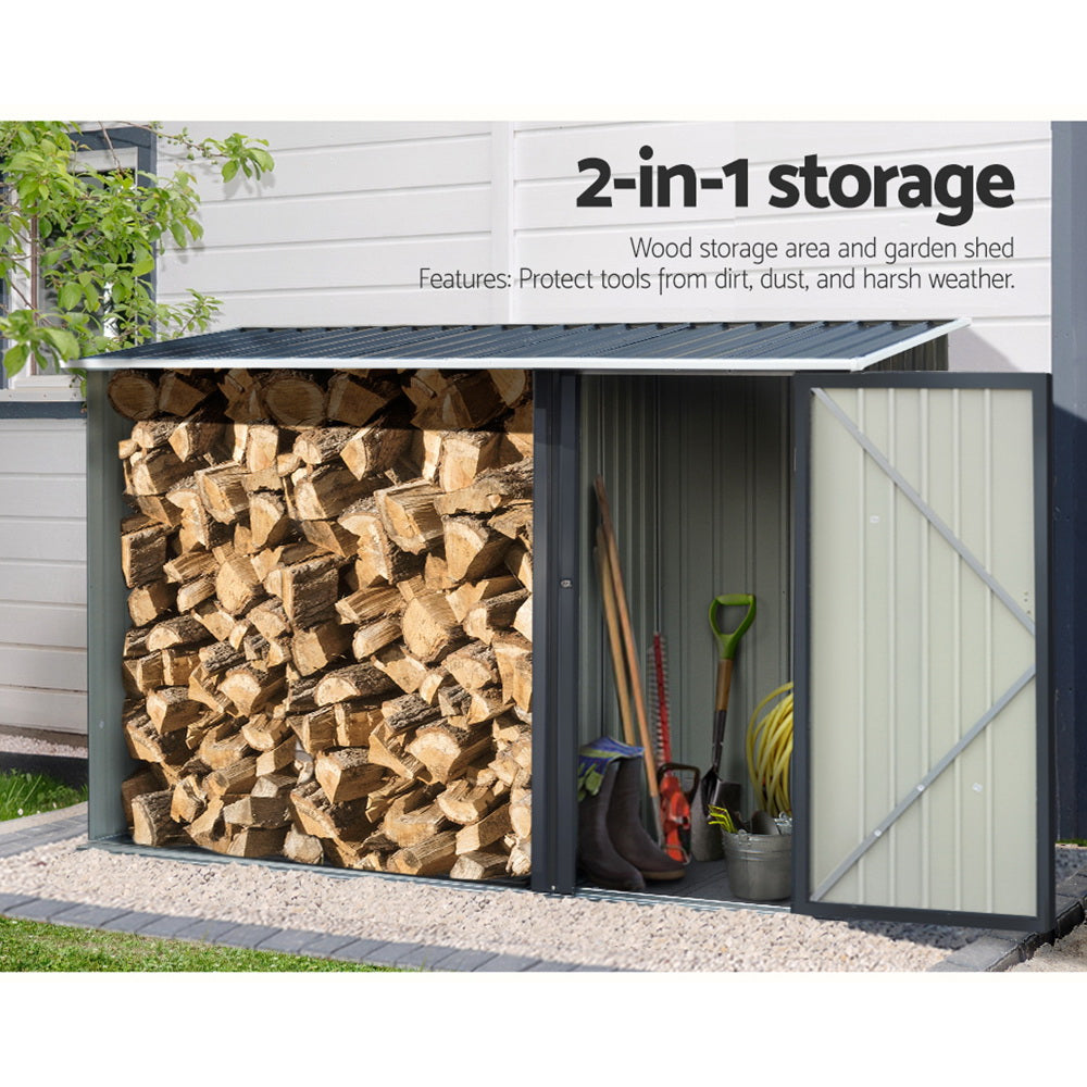 2-in-1 Heavy-Duty Storage Shed