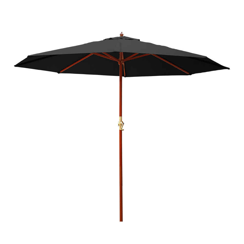 Outdoor Umbrella 3M Black