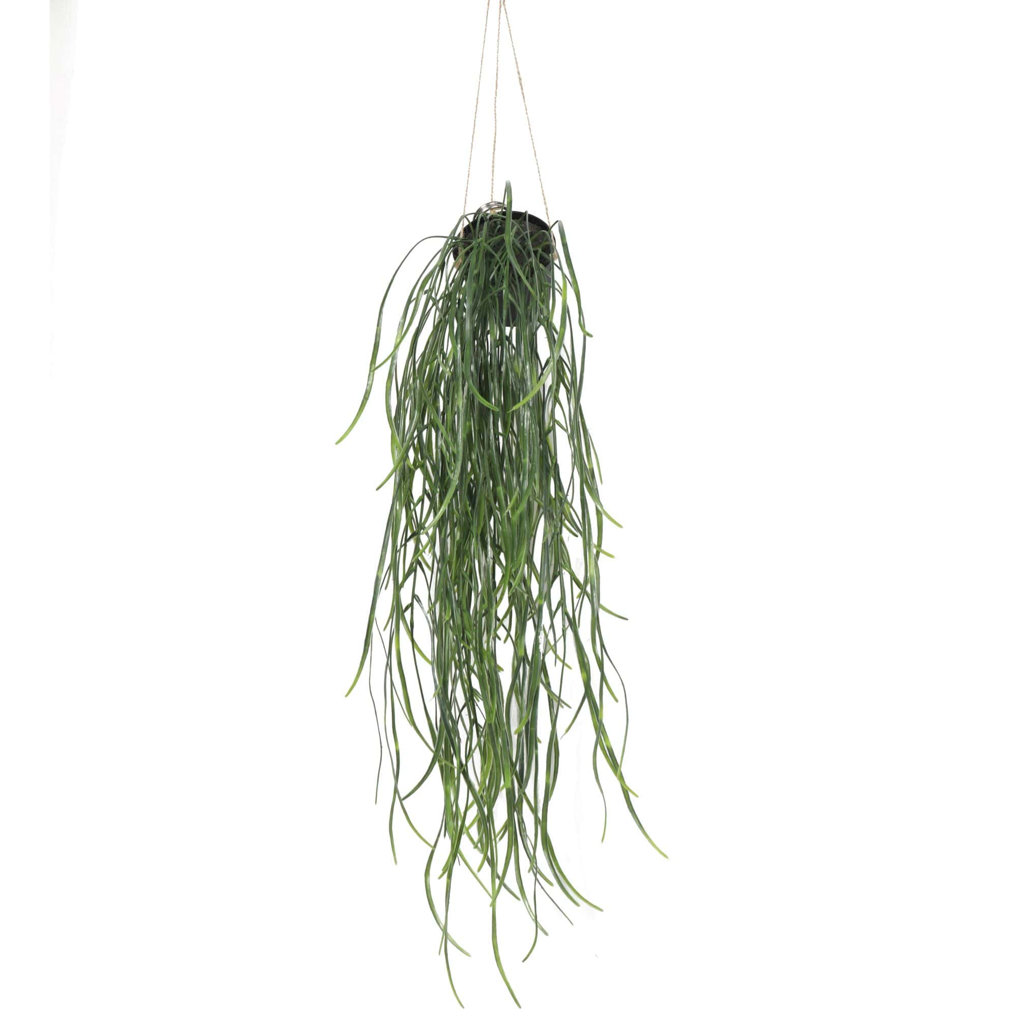 Artificial Hanging Potted Plant (Willow Leaf) 66cm
