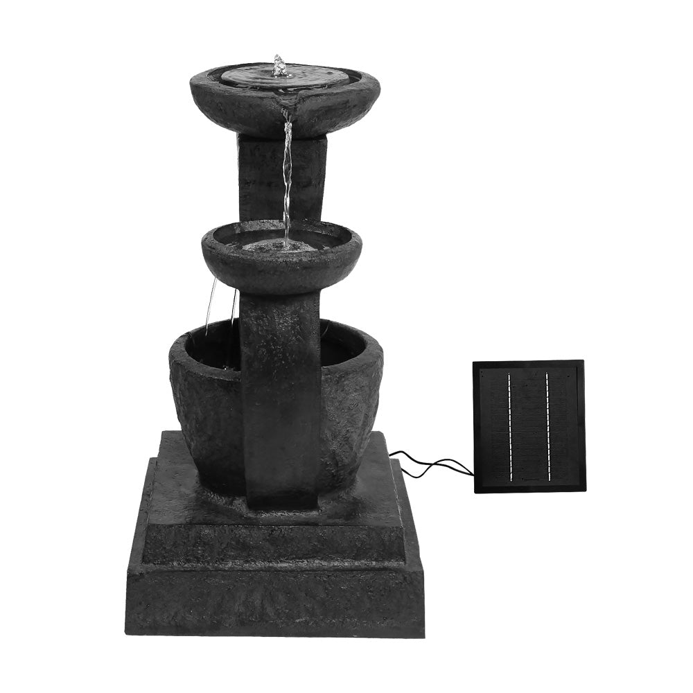 3 Tier Solar Powered Water Fountain (Blue)