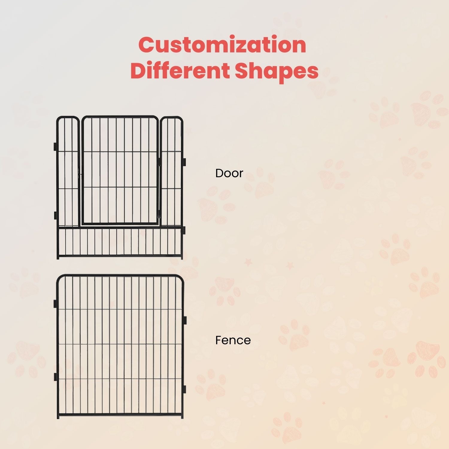 Customisable Dog Playpen 24"