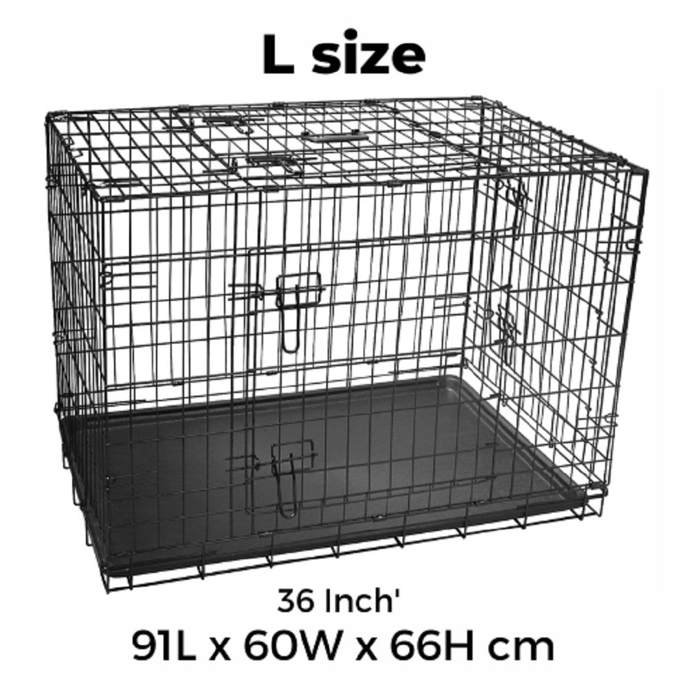 Large Lockable Dog Crate