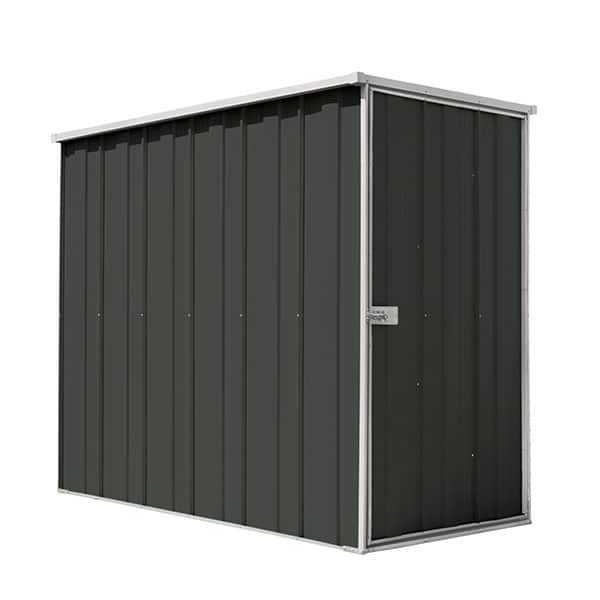 yardstore f36-s garden shed side entry 1.07m x 2.1m x 1.8m slate grey